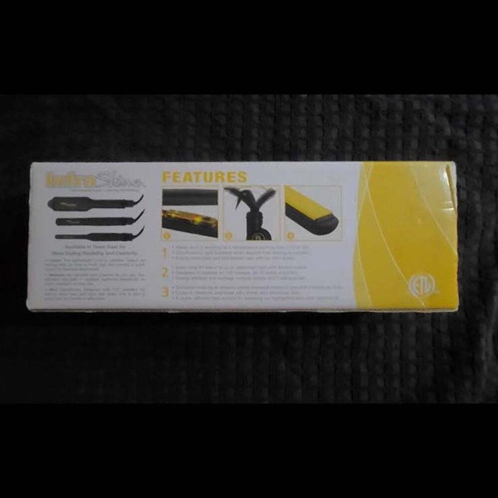 Infra Shine Ceramic Hair Straightener - Professional Styling Iron NIB - Picture 4 of 4